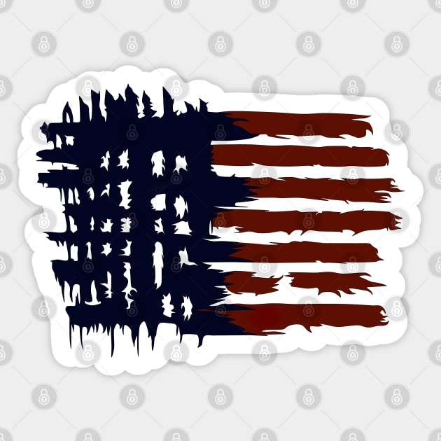 This is America Sticker by Rasheba